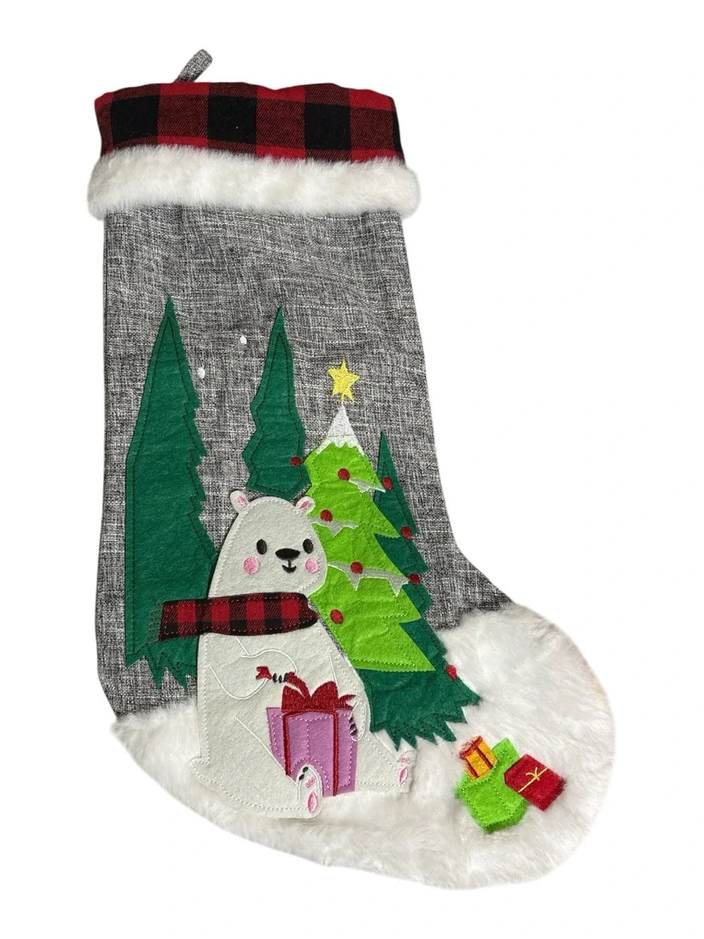 Christmas Polar Bear Stocking